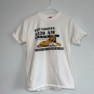 white t shirt with design